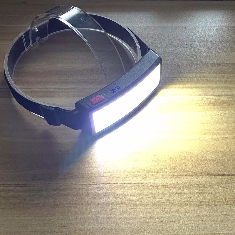 Đèn LED COB dây đeo đầu mềm mại siêu sáng chống thấm nước có thể sạc lại bằng cổng USB