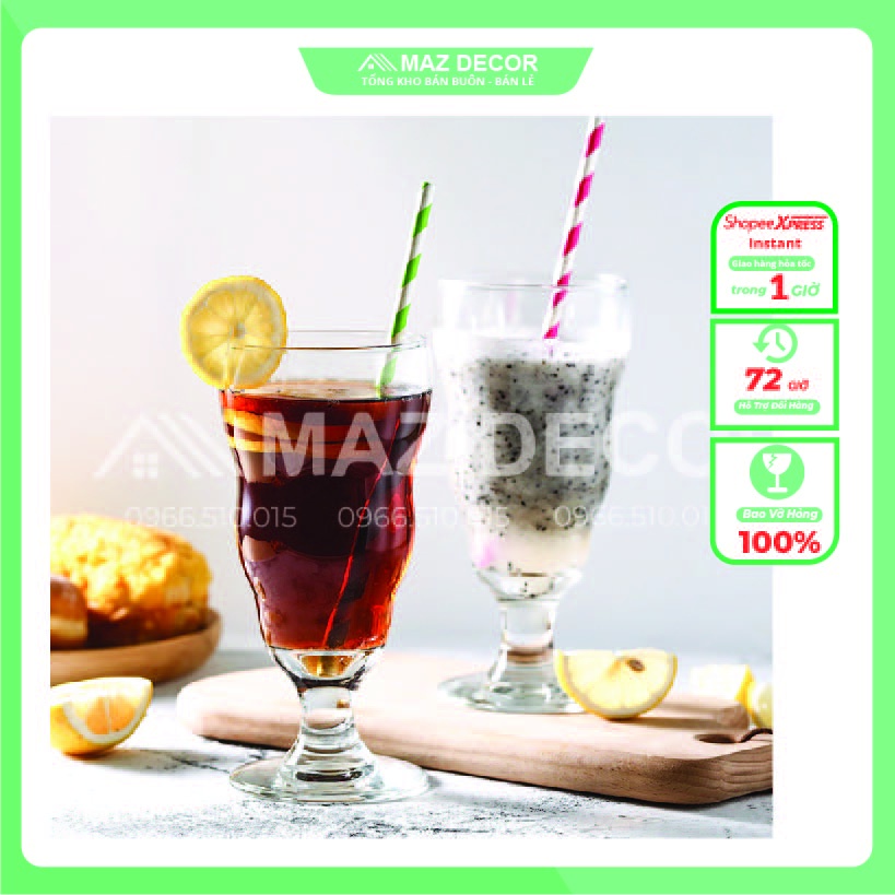Cốc Ly Thủy Tinh Sinh tố đá xay Libbey Thổ Nhĩ Kỳ Gorvernor Clintony 458ml | LIB.3722