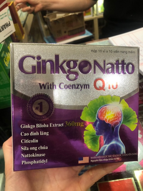 Viên Uống Bổ não Ginkgo Natto with Coenzyme Q10 (sản phẩm này không phải là thuốc )