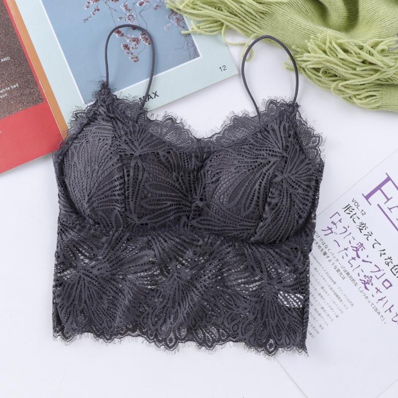 Áo Lót Nữ 2 Dây Cotton Ren, Áo Ngực Sexy Nâng Đẩy Ngực - 2817