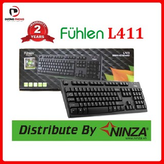 Bàn phím Fuhlen L411 Cổng USB Chính hãng BH 24 Tháng