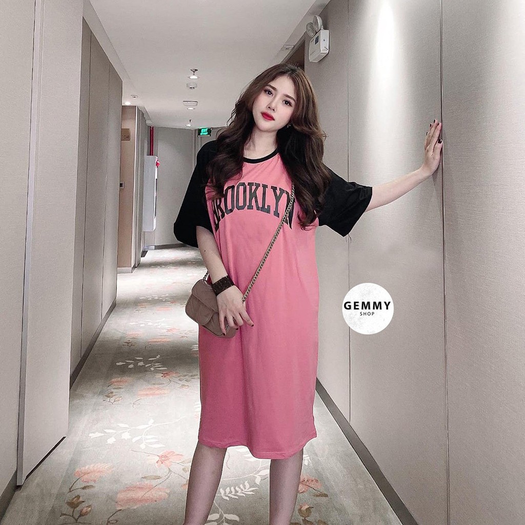 Váy xuông dài, Đầm suông chữ a chất cotton Gemmy House in chữ Lyn | BigBuy360 - bigbuy360.vn