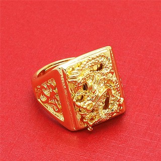 Nhẩn Rồng Nam TK Mạ Vàng Cực Đẹp TK001