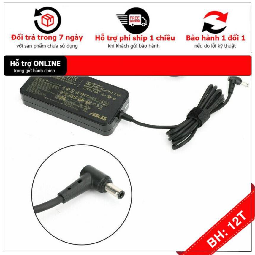 [BH12TH] ⚡️[Sạc zin] Sạc laptop Asus FX705DD FX705DT FX705DU FX705GT 20V - 7.5A - 150W Chân kim  6.0*3.7mm ZIN