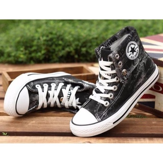 F Xả hàng - Giày sneaker nam cổ gấp ¹ " V : ' & " !