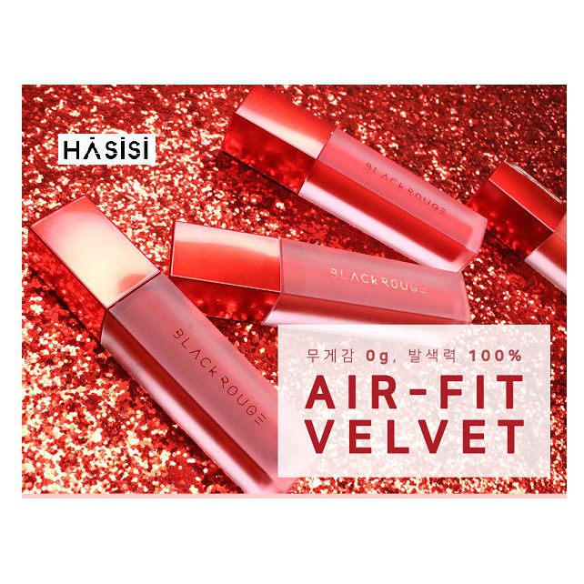 Son Kem Lì BLACK ROUGE AIR FIT VELVET TINT VER 1 ( Vỏ Đỏ) | BigBuy360 - bigbuy360.vn