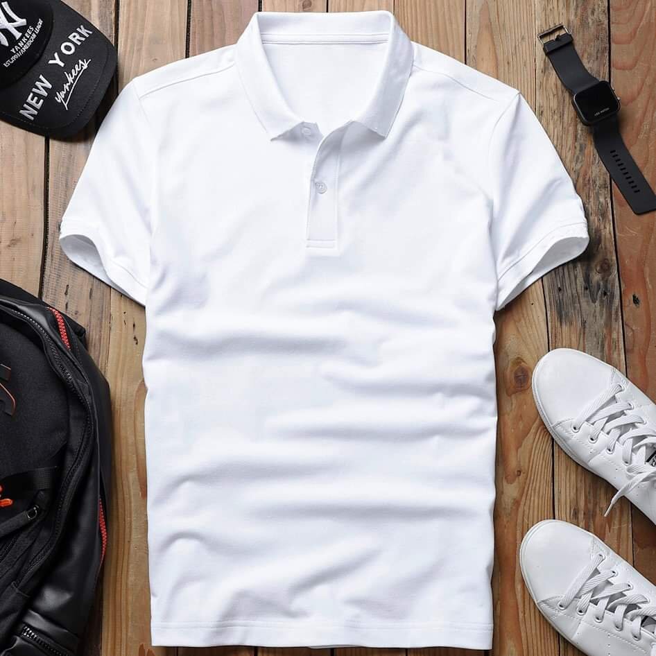 Áo thun cộc tay nam , Cổ Bẻ, chất liệu cotton, kiểu dáng slimfit,mát mẻ