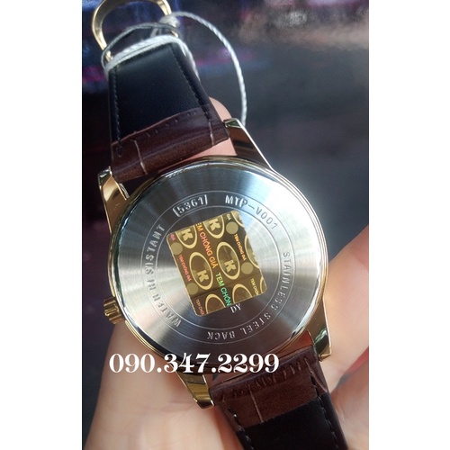 Đồng Hồ Nam Casio MTP-V001GL-9BUDF Dây Da - 3 Kim - Chống Nước