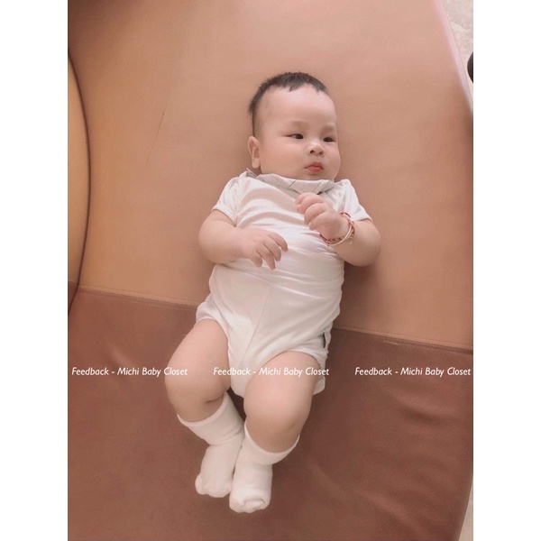 Bộ Cộc Tay Cho Bé Bộ Thun Minky mom Hàng Chính Hãng Minkymom Quảng Châu CC Chất Thun Tăm Lạnh Mềm Mát