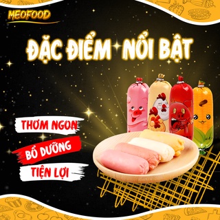 Xúc Xích Mini 4 Vị (heo, heo cay, gà, ngô) Đồ Ăn Vặt siêu ngon