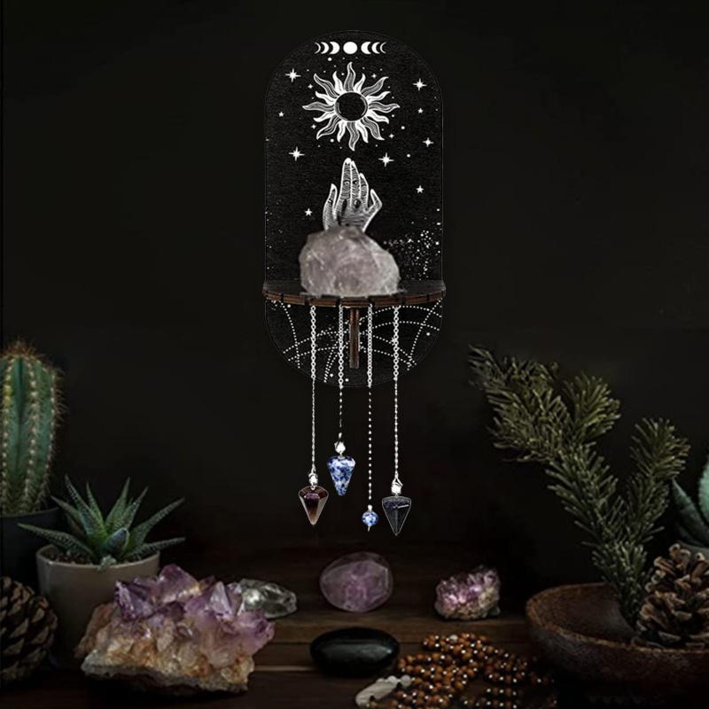 Kệ Pha Lê Treo Tường Trưng Bày Trang Trí Nhà Cửa