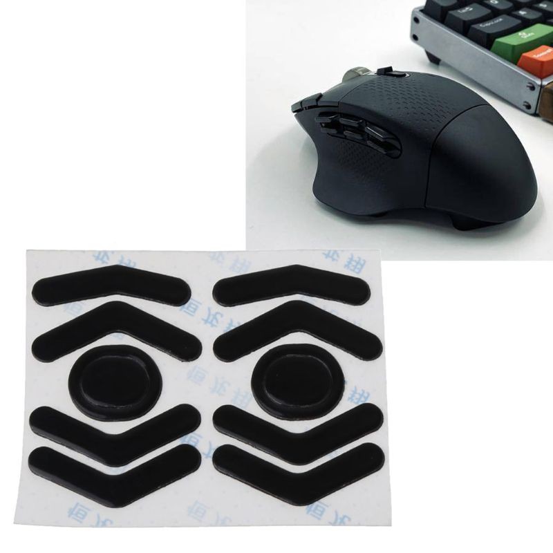 Psy 2 Sets 0.6mm Mouse Feet Mouse Skates Mouse Stickers Pad for logitech G604 Mouse