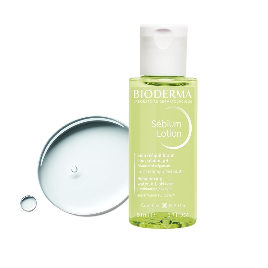Dung dịch cân bằng cho da hỗn hợp và da dầu Bioderma Sébium Lotion - 50ml