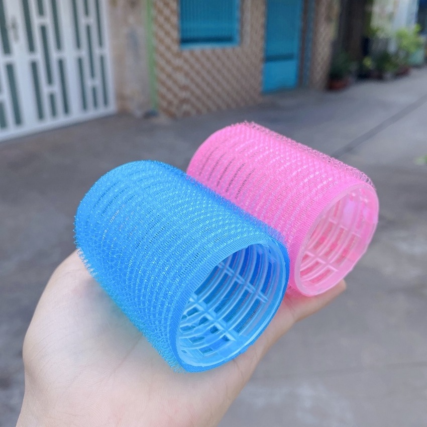 Lô cuốn tóc tự dính tạo kiểu mái cúp mái bay lô uốn tóc mái tiện lợi DANA