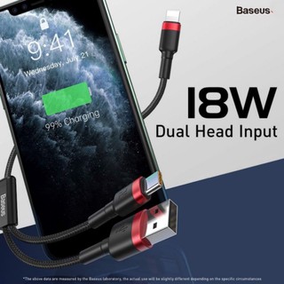 Cáp sạc nhanh Baseus Cafule Lightning 2 in 1