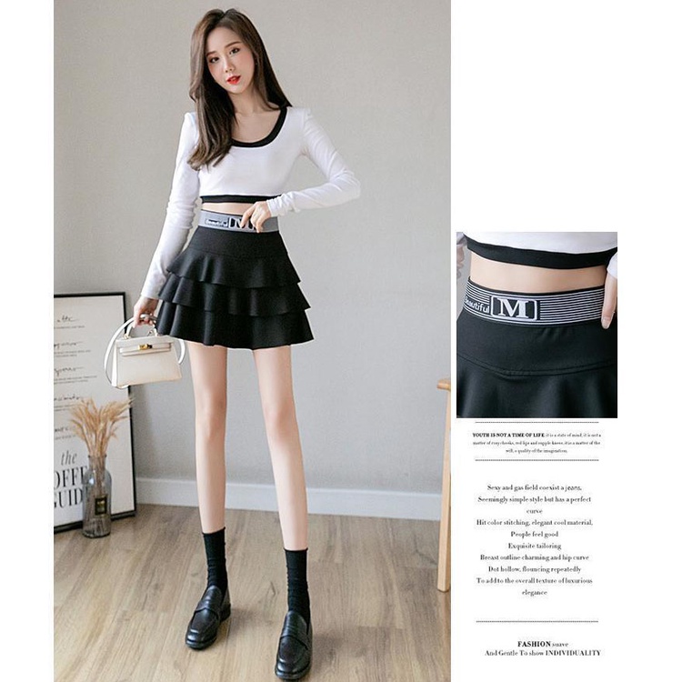 Chân Váy Chữ A Lưng Cao Tôn Dáng Thời Trang Cho Nữ 35-75KG
