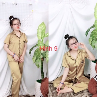 BỘ LỤA NƠ - TAY NGẮN QUẦN DÀI