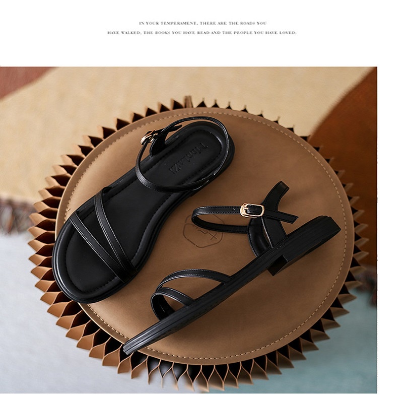 Sandal nữ dép quai hậu đẹp rosa- sd-0275 màu trắng