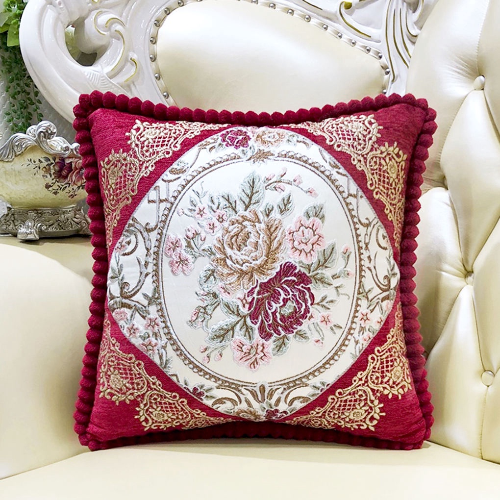 Vỏ Gối Tựa Lưng Thêu Họa Tiết Độc Đáo Trang Trí Nhà Cửa/ Xe Hơi | BigBuy360 - bigbuy360.vn