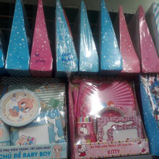 SÉT MEGA TRANG TRÍ BÀN TIỆC CHO BÉ