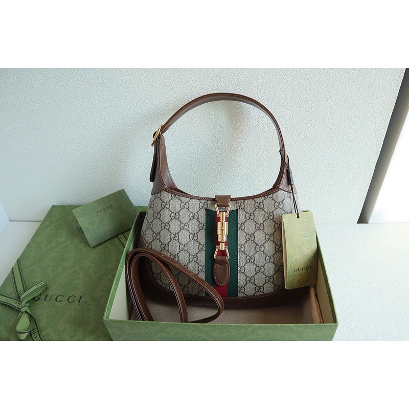 Túi đeo vai/ túi kẹp nách cho nữ Gucci GC Jackie 1961 size 28 hàng vip 1-1