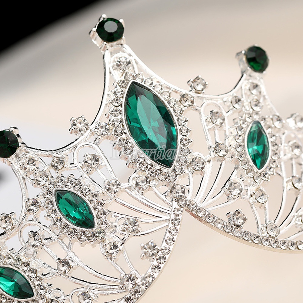 Vương Miện Đính Đá Tím Thời Trang Cho Cô Dâu