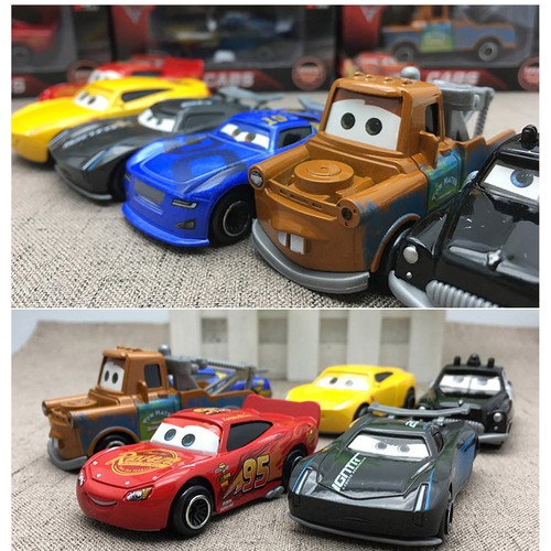 [Mẫu mới MC Queen] Bộ xe ô tô đồ chơi mini cho bé nhỏ nhắn xinh xắn tổng hợp rất nhiều loại xe khác nhau