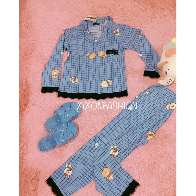 [Nhập mã<XIXONFSH> hoàn 15% xu cho đơn 100k][Miễn phí vận chuyển cho đơn 250K] 🎀 Set Lụa Mặc Nhà - BAO MẶC, BAO ĐỔI TRẢ