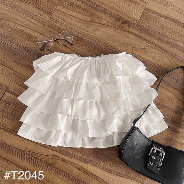 Áo Kiểu ARIANA TOP thiết kế xếp tầng sexy sau lưng đan rút dây sang chảnh Chất vải siêu dày dặn | BigBuy360 - bigbuy360.vn