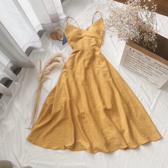 Maxi hoa cúc 🌷Đầm Maxi nơ lưng | BigBuy360 - bigbuy360.vn