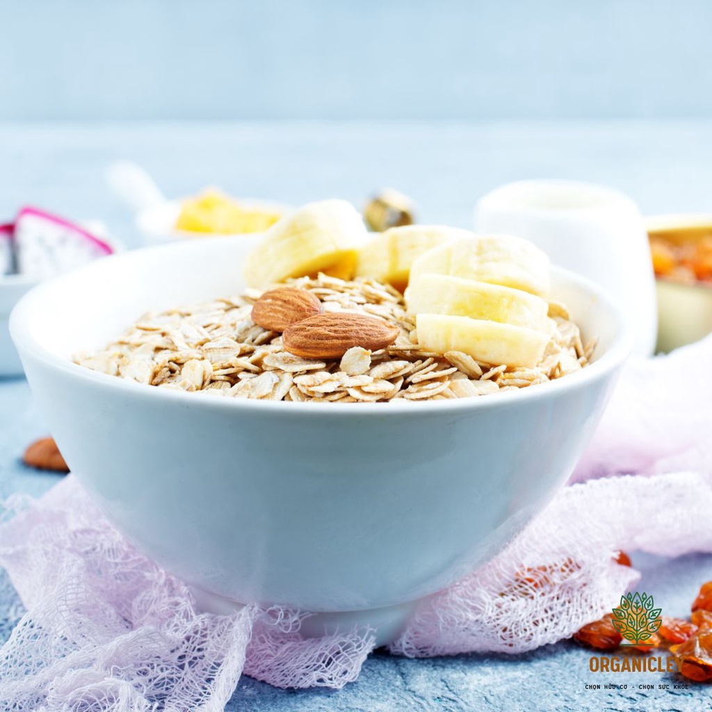 Yến Mạch Cán Mỏng/Dẹt/Vỡ Hữu Cơ ProBios Organic Mini Oat Flakes 500g - Yến Mạch Ăn Liền - Yến Mạch Giảm Cân - Organicley