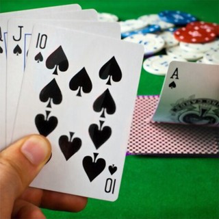 Bài poker nylon không thấm nước 100% plastic cảm giác đã tay