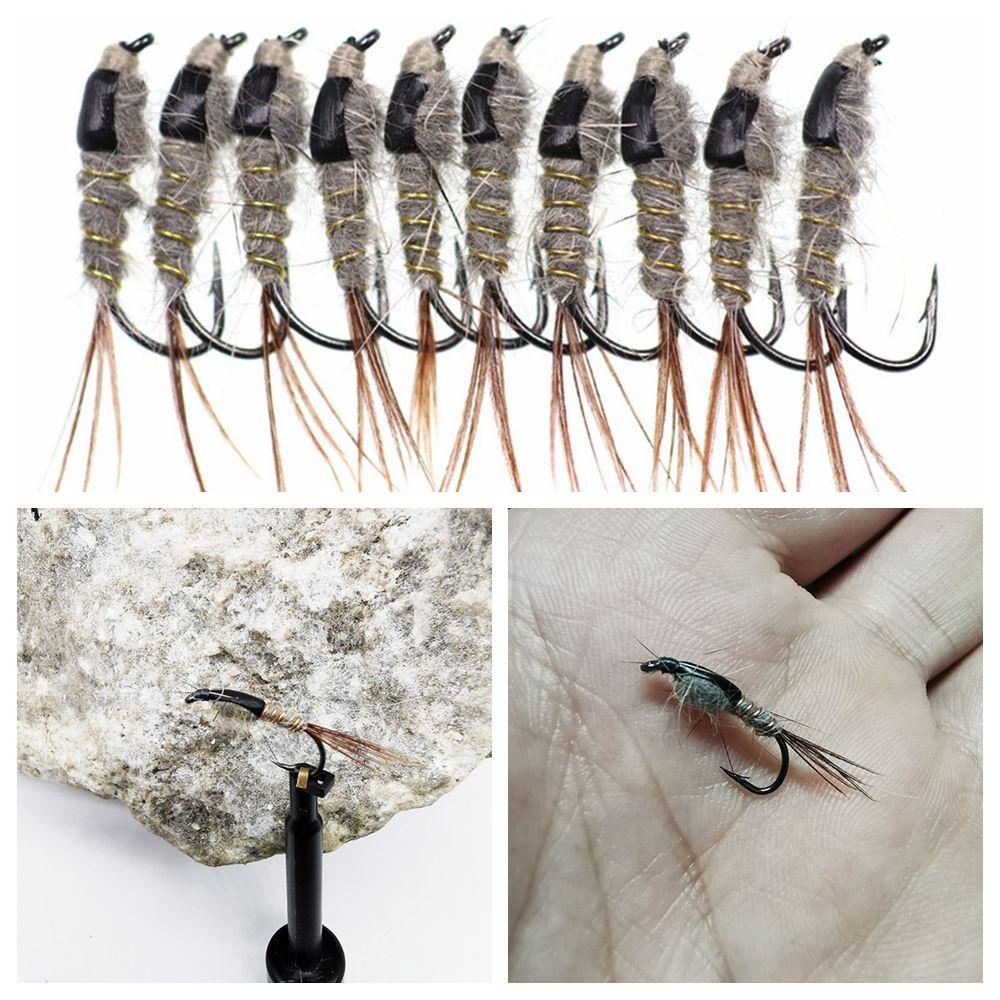 MYRONGVN Bộ 5 Mồi Câu Cá Giả Hình Thỏ Kèm Lưỡi Câu 12 #