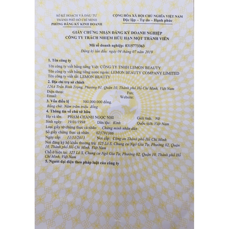 MASK KHỔ QUA RỪNG LEMONBEAUTY CÔNG TY XẢ LỖ NGHỈ BÁN