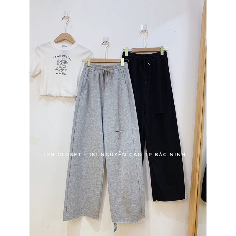 Quần Cullotes xuông xẻ đùi hàng Quảng Châu 3 màu Lyn Closet [Freeship Có sẵn]