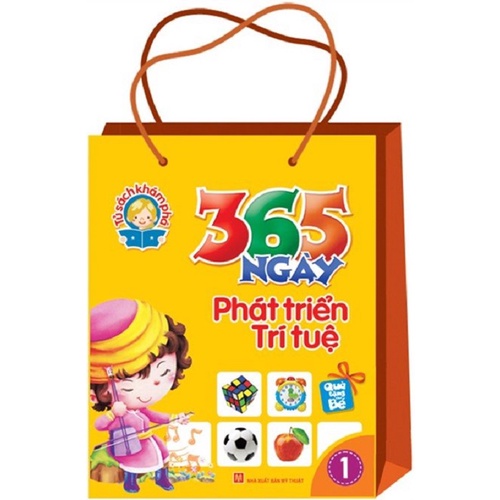 Sách - Tủ sách khám phá - 365 ngày phát triển trí tuệ - Tập 1, 2, 3 ,4 (bộ 8 cuốn/ túi) - ML-TNHI-GD
