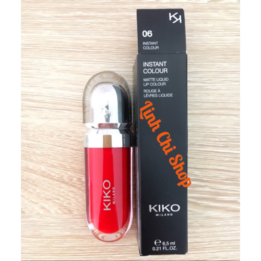 [Sale 60%] Son kem lì Kiko Instant Colour Matte Liquid Lip Colour 6.5ml