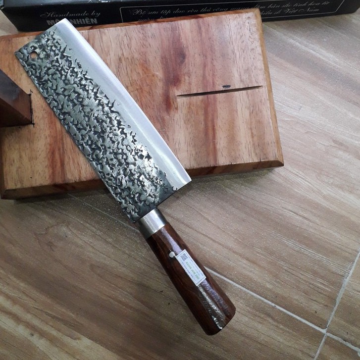 Bộ 4 Dao Gồm Dao Bầu, Thái, Lọc, Chặt Nhám Chống Dính - Mộc Nhiên Phúc Sen
