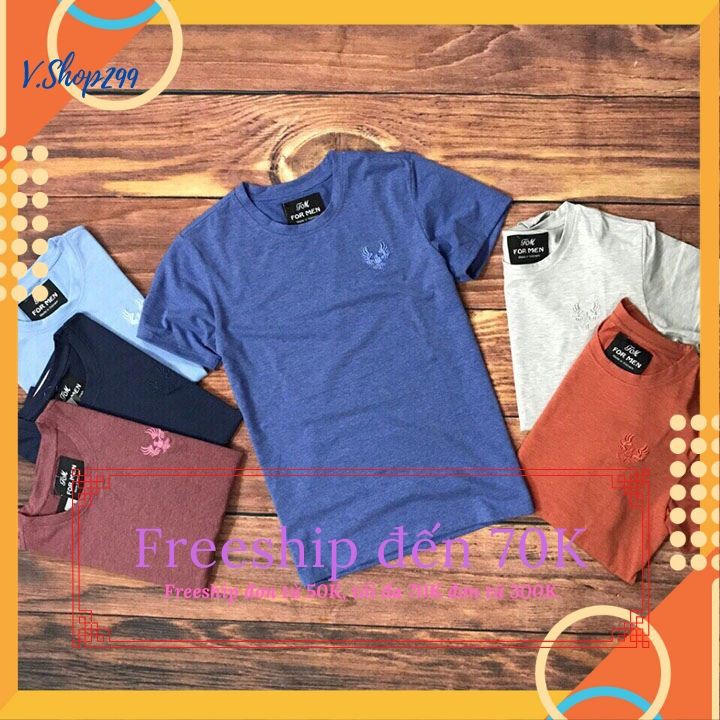 Áo thun nam cổ tròn áo phông vải cotton co giãn dày dặn nhiều màu  - Formen tròn | BigBuy360 - bigbuy360.vn