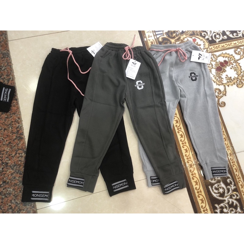 {25-35kg} Quần dạ tăm dày dặn cho bé gái size đại