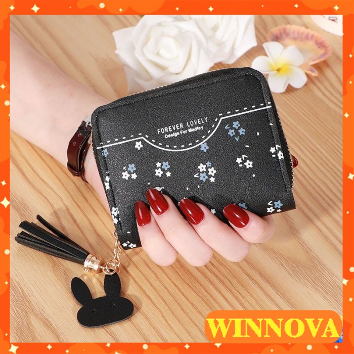 Ví nữ mini cao cấp ngắn cute nhỏ gọn bỏ túi thời trang giá rẻ WINNOVA AV18