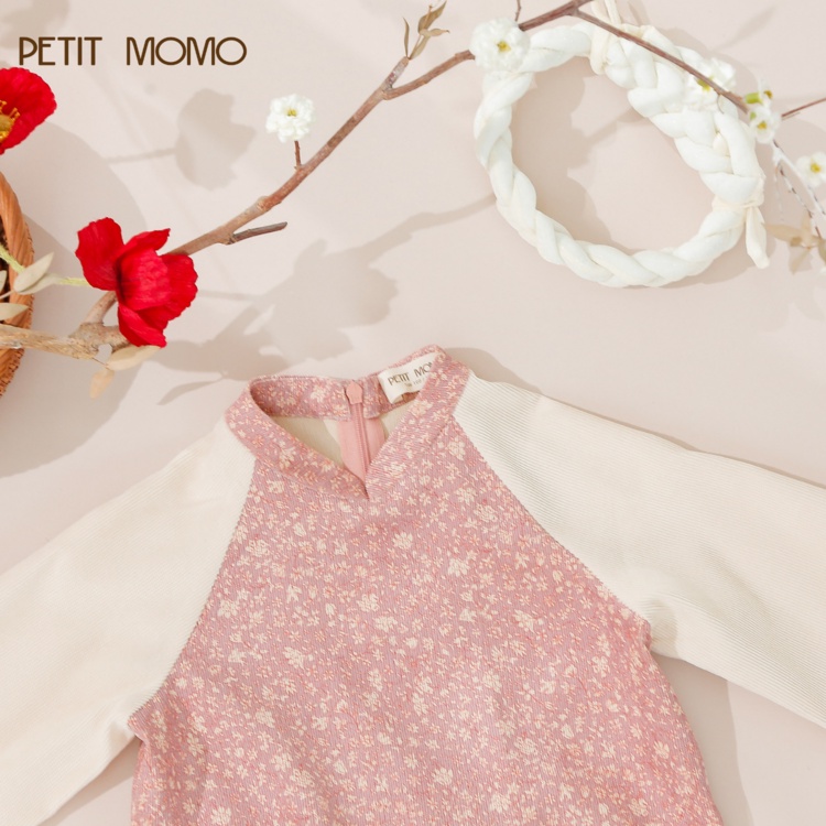 Bộ Áo Dài Hoa Nhí Phối Tay Cho Bé Gái (16 tuổi) PETIT MOMO P0187/P0188