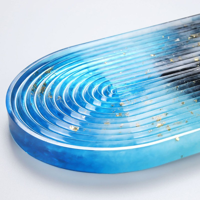 Khuôn silicone hình lượn sóng hỗ trợ làm trang sức