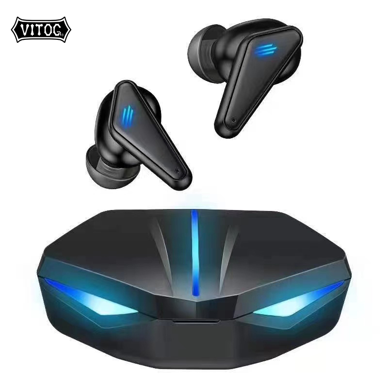 Tai Nghe Bluetooth Không Dây Vitog TWS Với Thiết Kế Âm Bass Mạnh Mẽ Tích Hợp Micro Tiện Dụng Cho Chơi Game