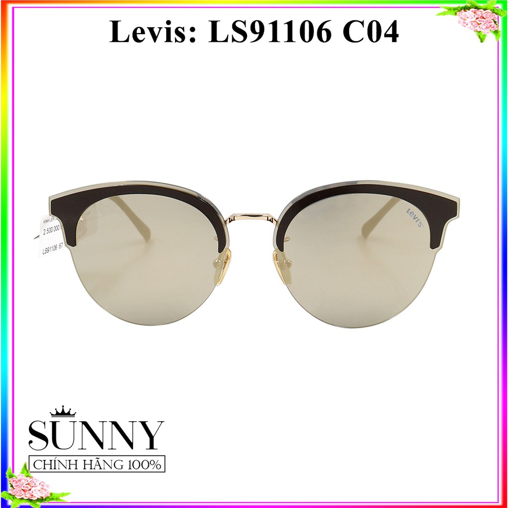 Gọng kính thời trang Levis LS91106 nhiều màu chính hãng, thiết kế dễ đeo bảo vệ mắt