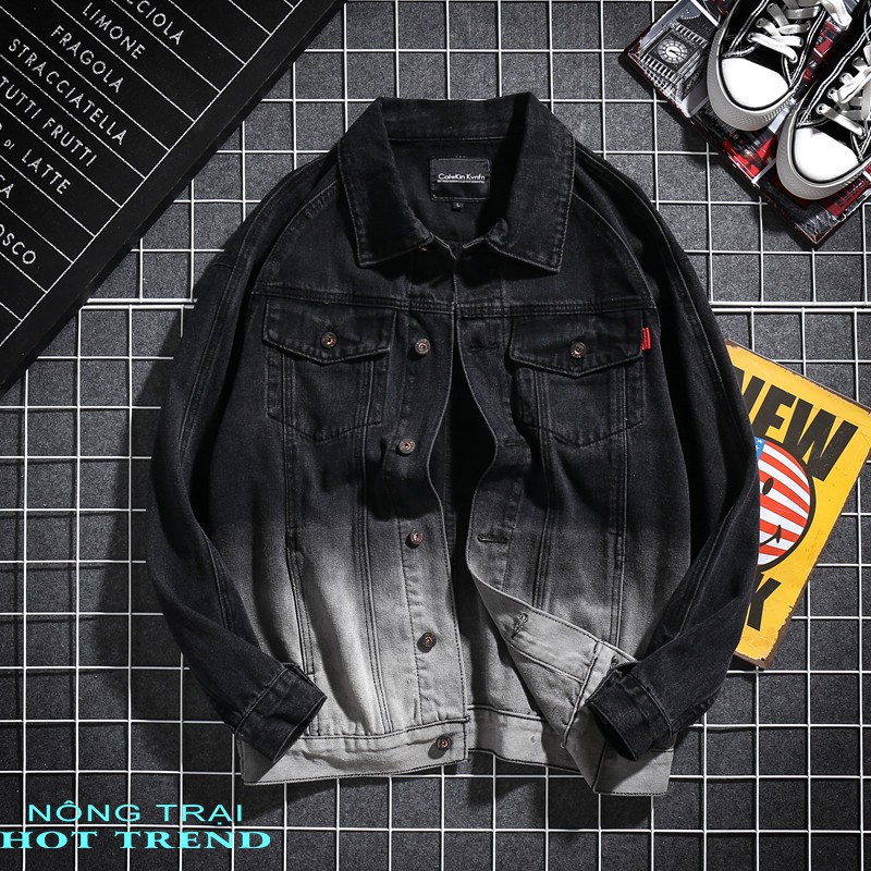 Áo khoác jean denim nam phong cách đường phố mẫu hot nhất 2020 [FREE SHIP] | BigBuy360 - bigbuy360.vn