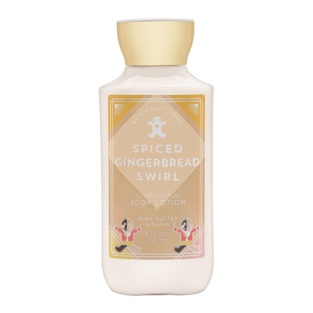 Dưỡng thể Bath &amp; Body Works 24h Moisture 236ml - Spiced Gingerbread Swirl (Mỹ)