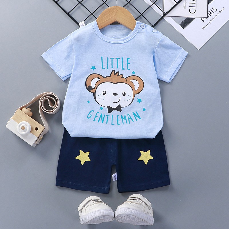 Bộ cộc tay cotton cho bé, hàng quảng châu siêu mát, chất cotton siêu xịn!!