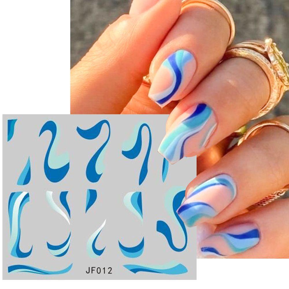 Miếng Dán Trang Trí Móng Tay 3D Thời Trang Tự Dính