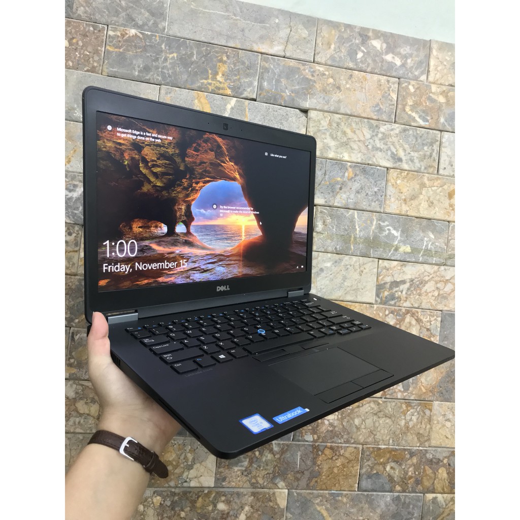 Laptop cũ dell latitude e7470 i7 6600u ram 8gb ssd 256gb 14 inch 2K 2560*1440 cảm ứng IPS độ phân giải cao